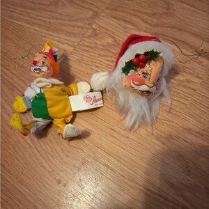 Annalee Ornaments Lot Of 2